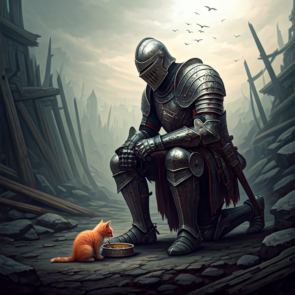 Don't hurt the kitten.