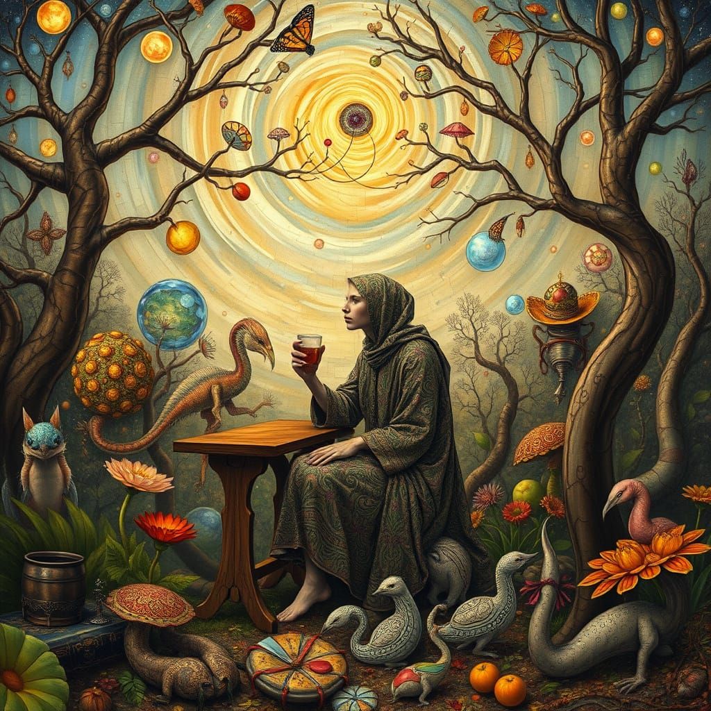 Psychedelic Space Cafe: Sacred Geometry and Bio-Art