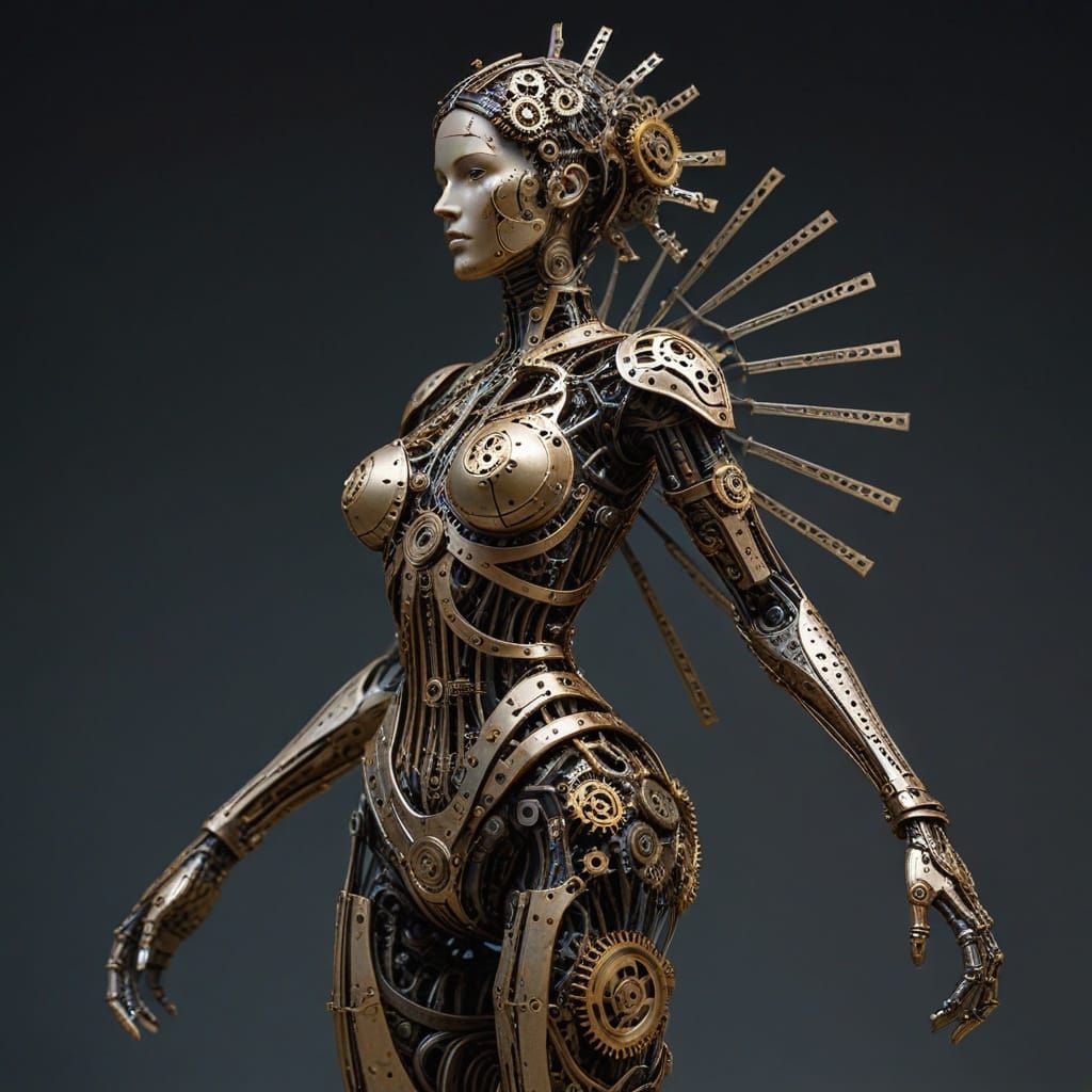 Clockwork Woman: A Fractal Automaton