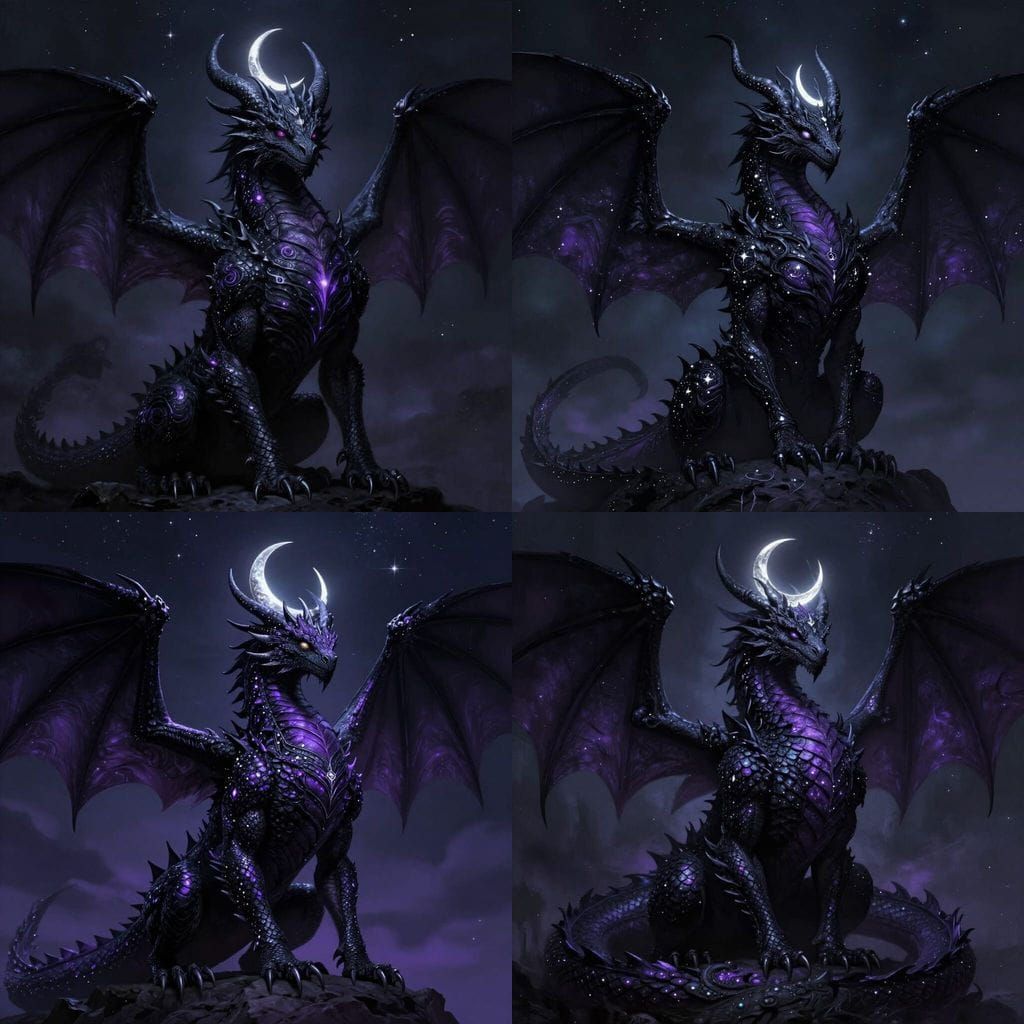 Celestial Dragon Zetrina With Cosmic Markings