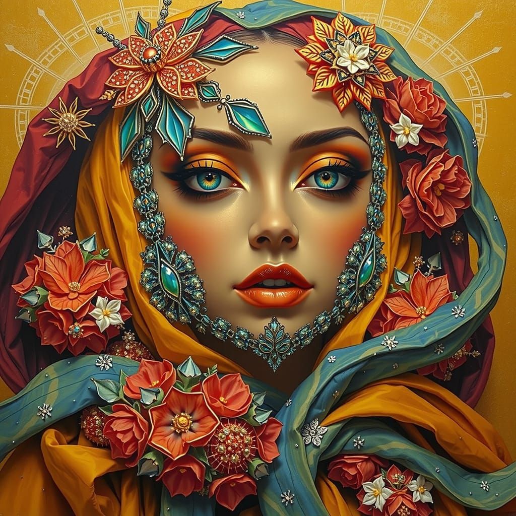 Hyperrealistic Masterpiece of Vivid Colors