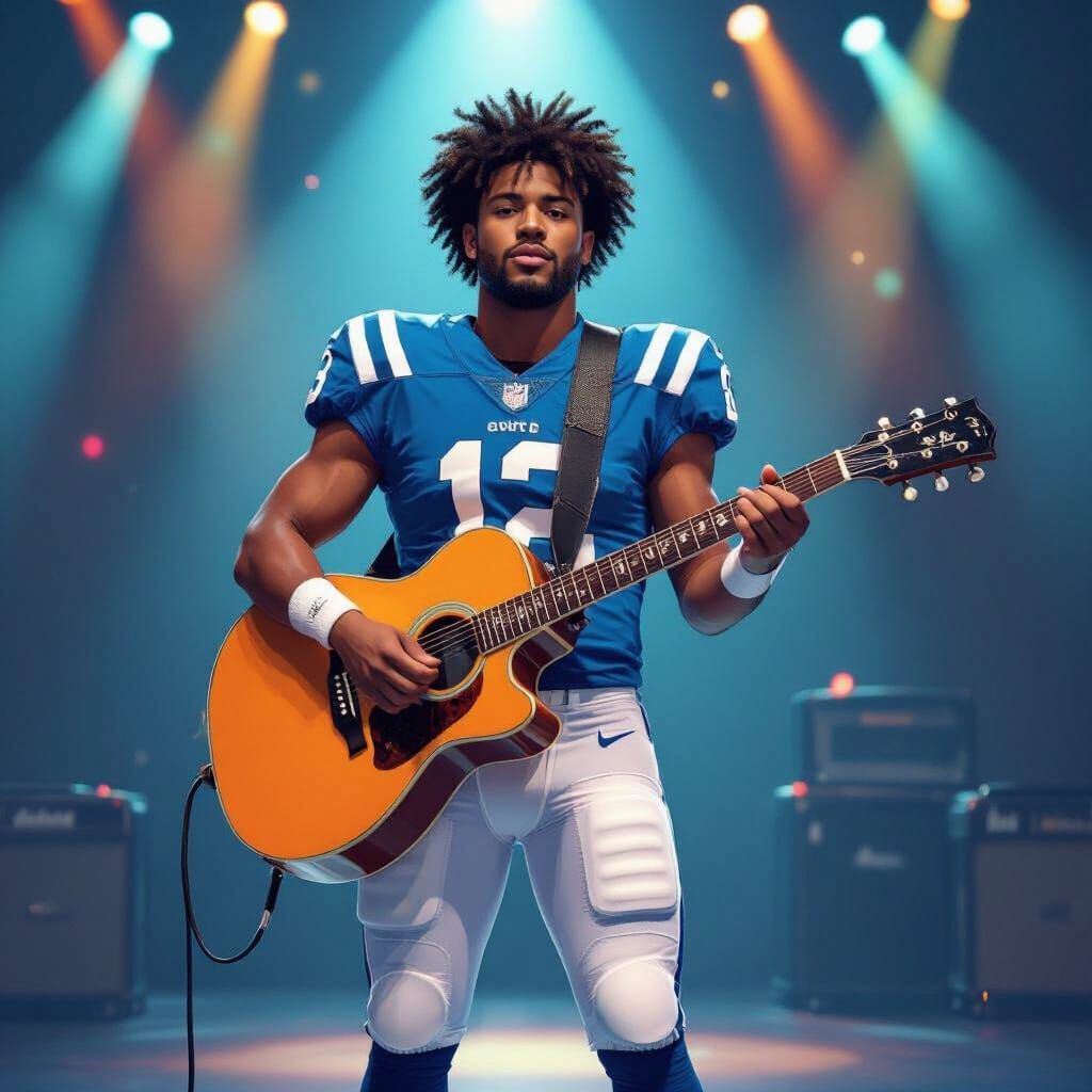 Football Star Concert as Pop Art