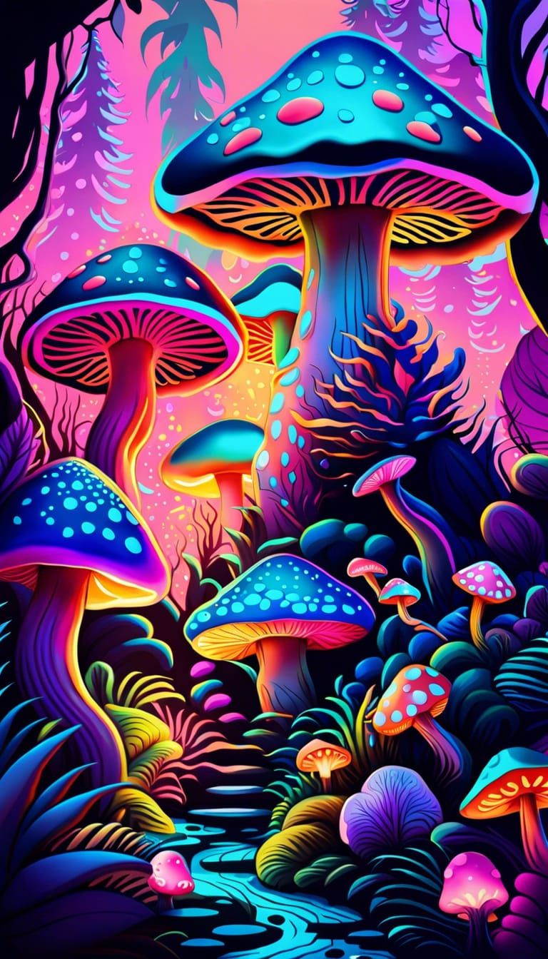 Opal Jungle: Trippy Mushrooms and Dragon Cubs