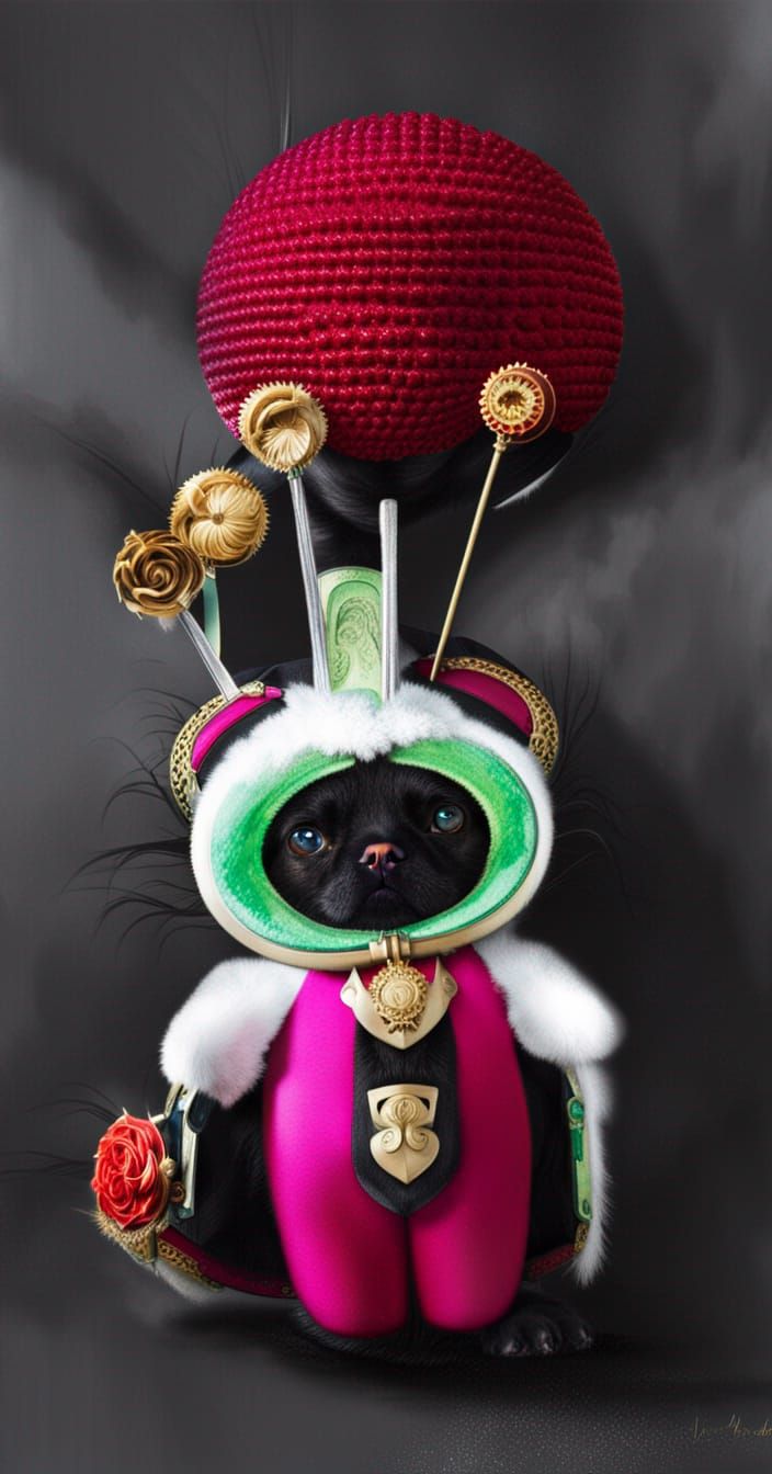 Surreal Brain Plushie Diorama Collage