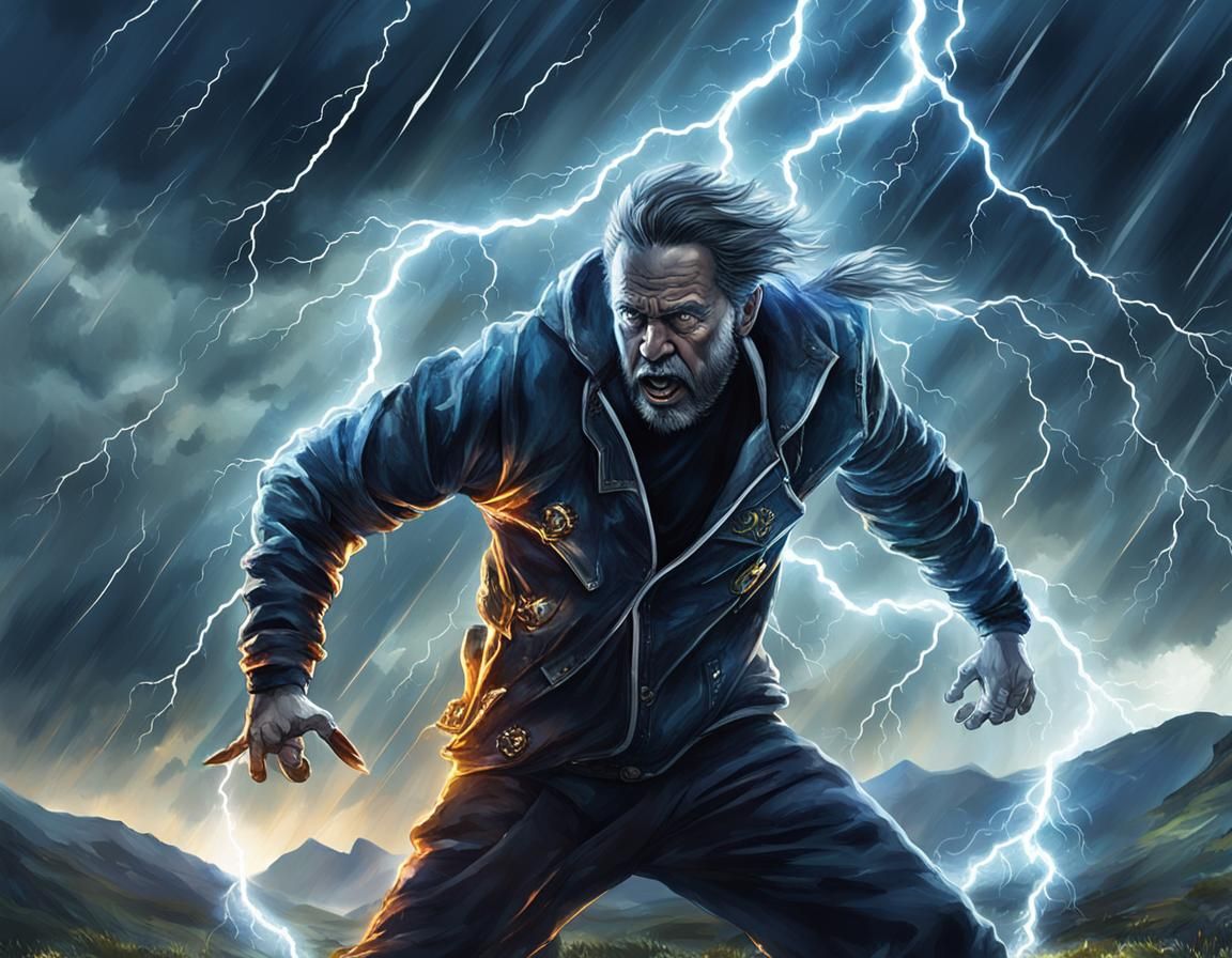 Elemental Power: Characters Harnessing Lightning in Storm