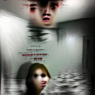 Eerie Psychological Horror Movie Poster
