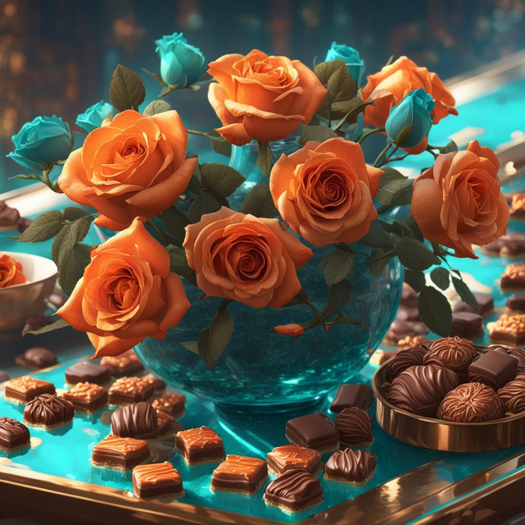 Chocolates and Roses Concept Art in Unreal Engine 5