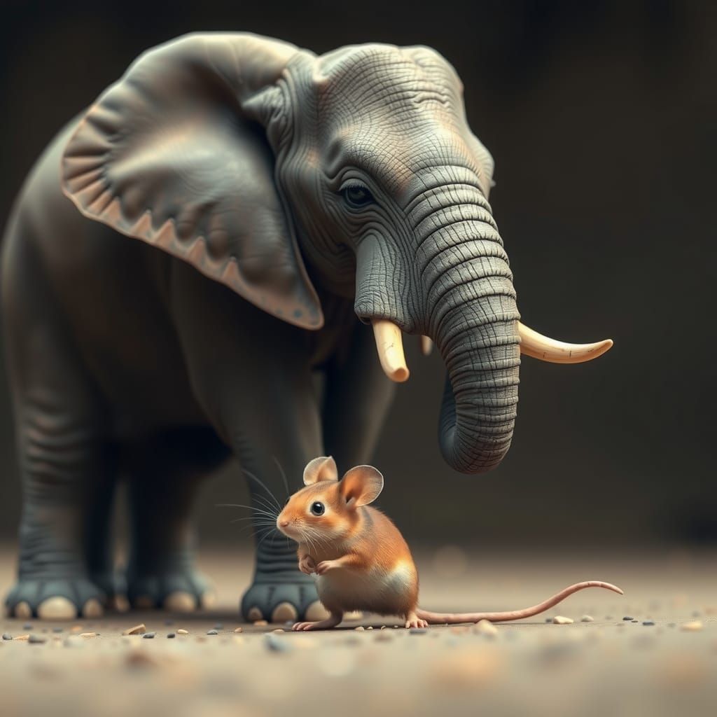 Elephant-Sized Mouse: A Study in Scale