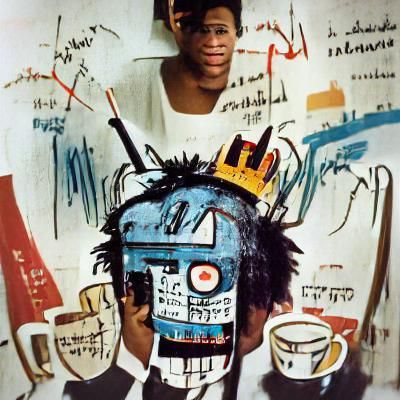 Basquiat-Inspired Avatar Portrait