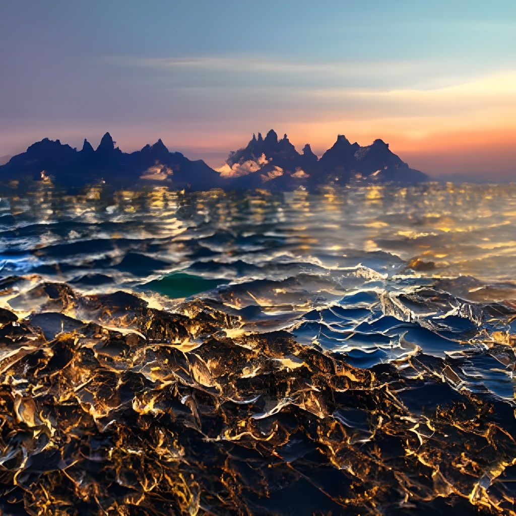Shimmering Isles in Cel-Shaded Style
