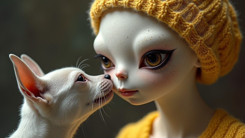 Hyperrealistic Alien Party Inspired by 20th Century Art