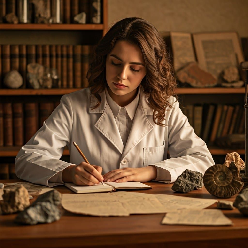 Geologist at Work, Cinematic Film Still