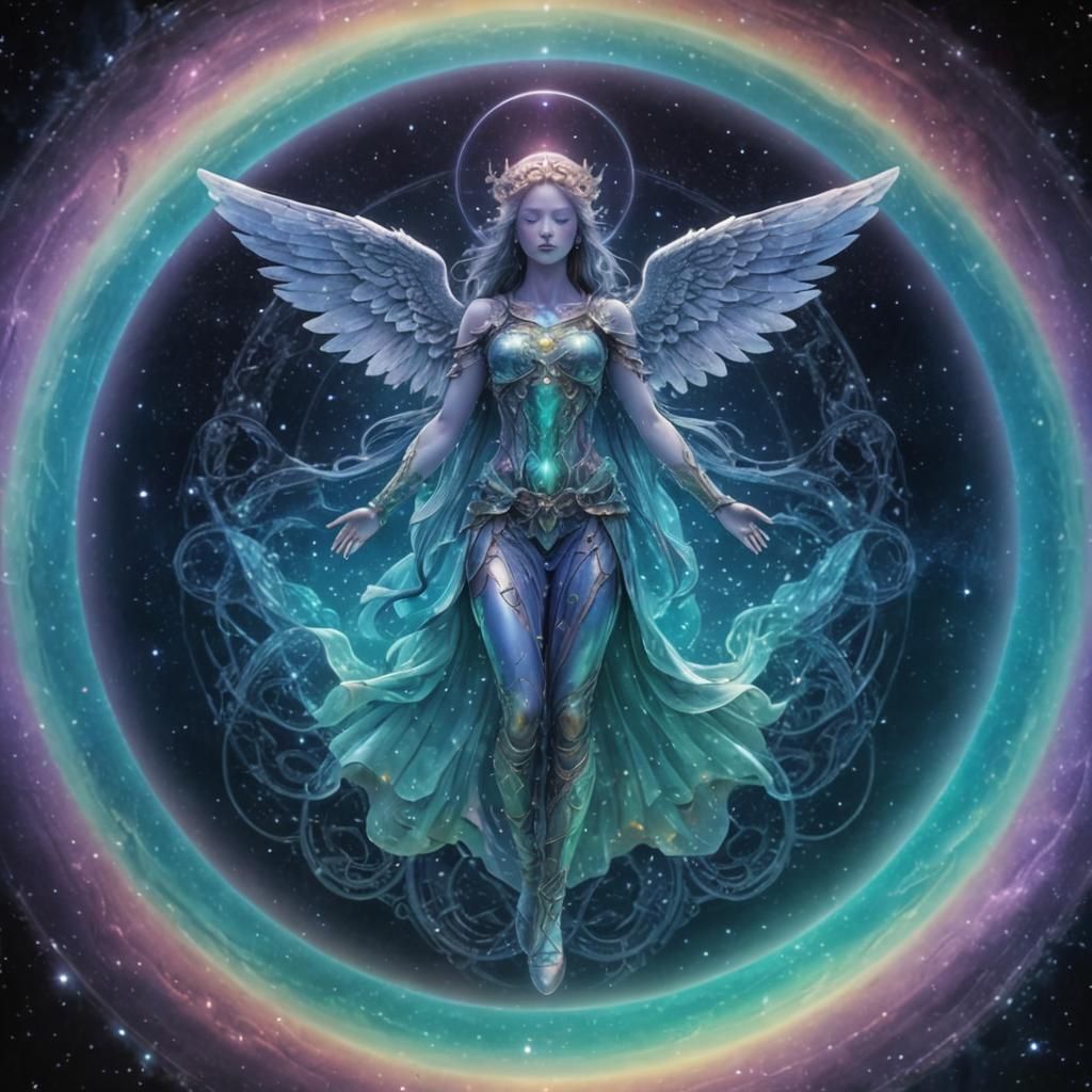 Astral Angle: A Hyperrealistic Celestial Composition