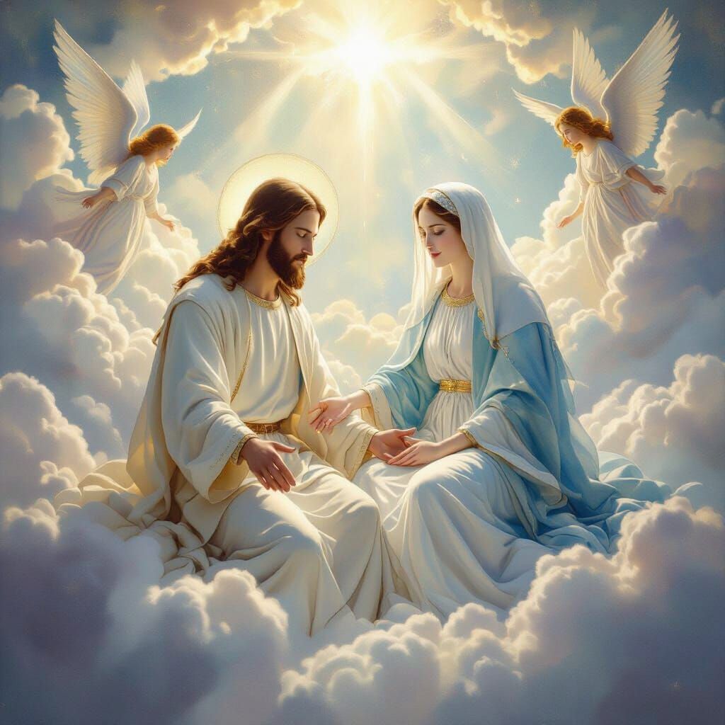 Jesus and Mary in Ethereal Heavenly Realm