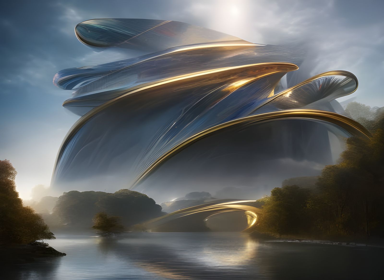 Monumental Architecture Inspired by Zaha Hadid