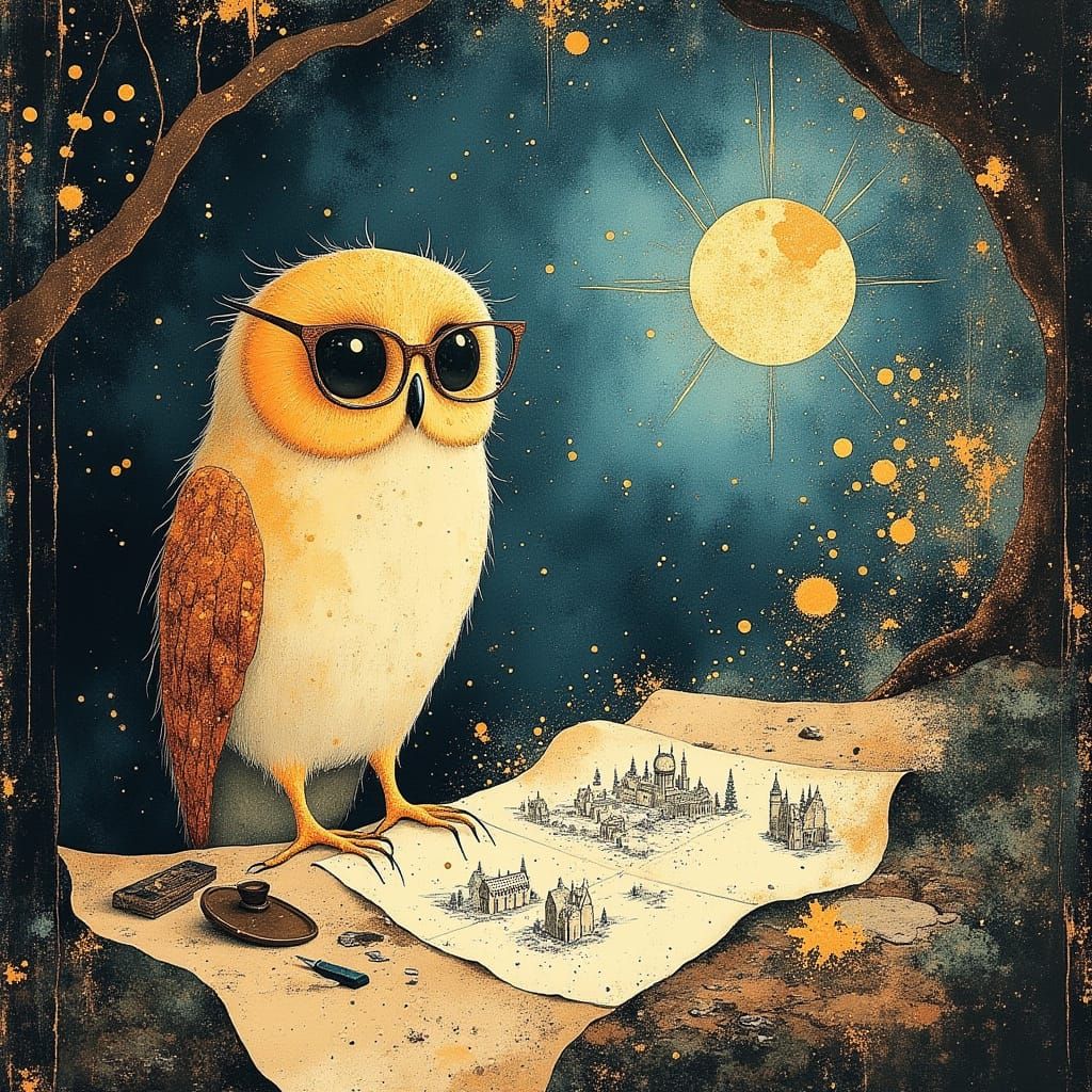 Wise Owl Architect Designs Treehouses in Moonlit Glade