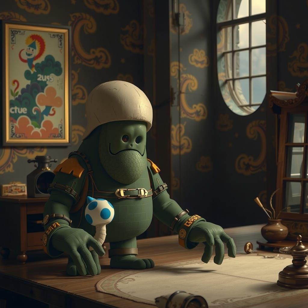 Pixel Art Mushroom Characters in Retro Arcade Style