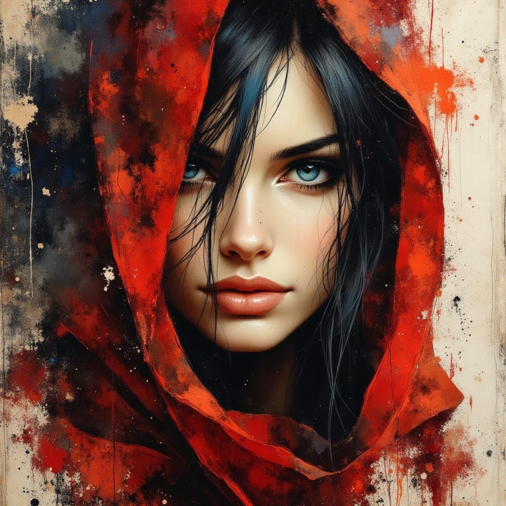 Goddess of Feminine Beauty in Radiant Fashion Portrait