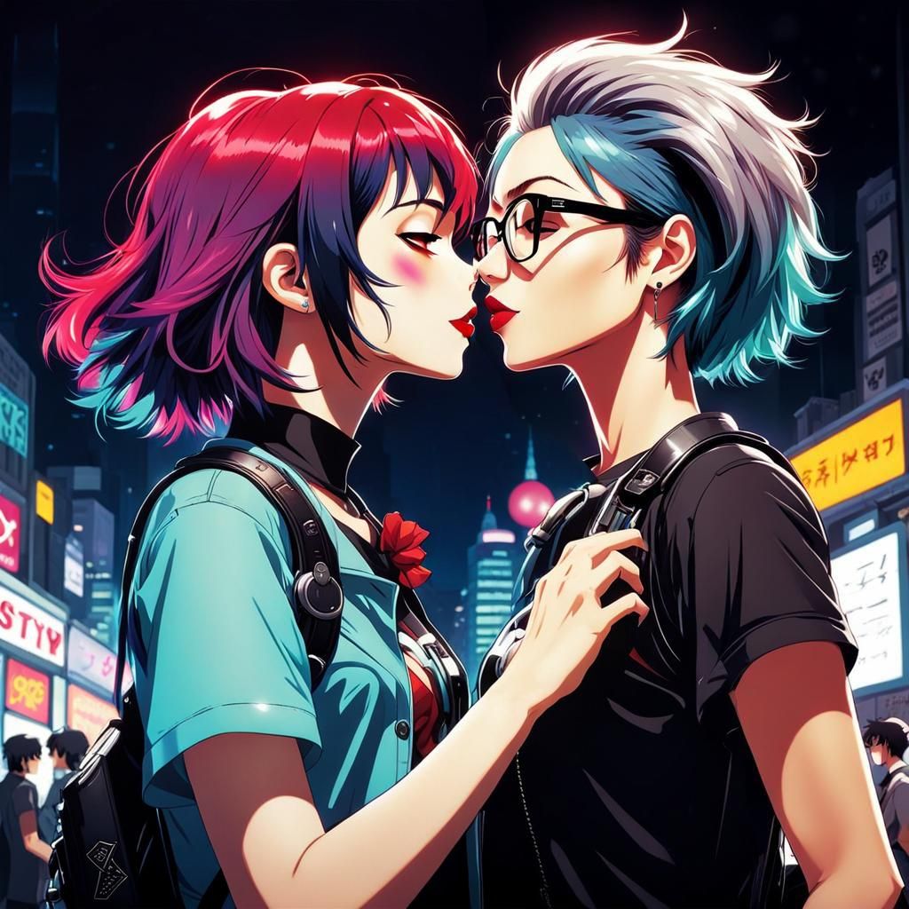 popular and punk kiss