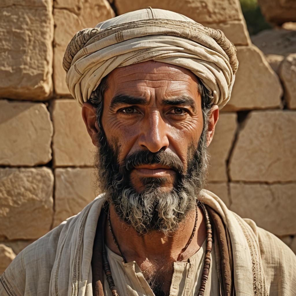 Ancient Hebrew Portrait: Methushael Ben Mehujael