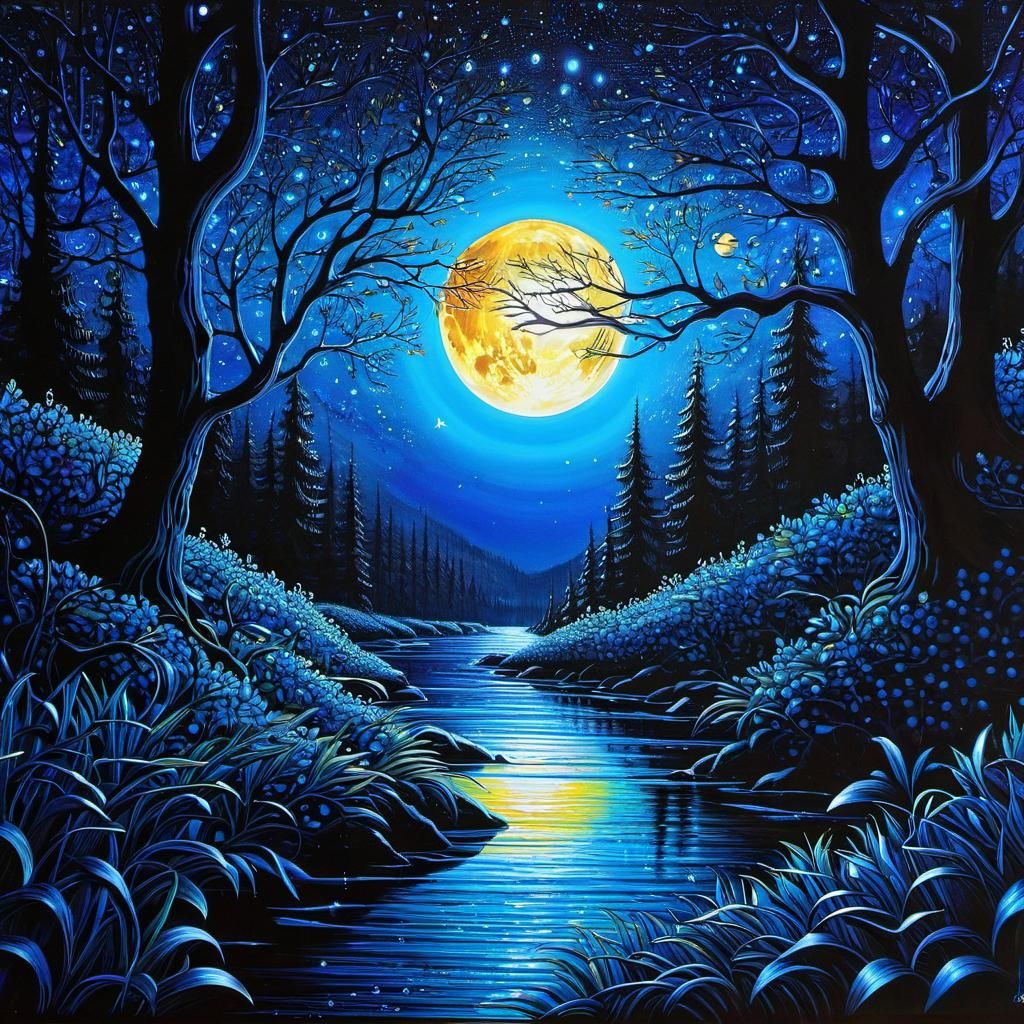 Detailed Mixed Media Picture with Amazing Depth