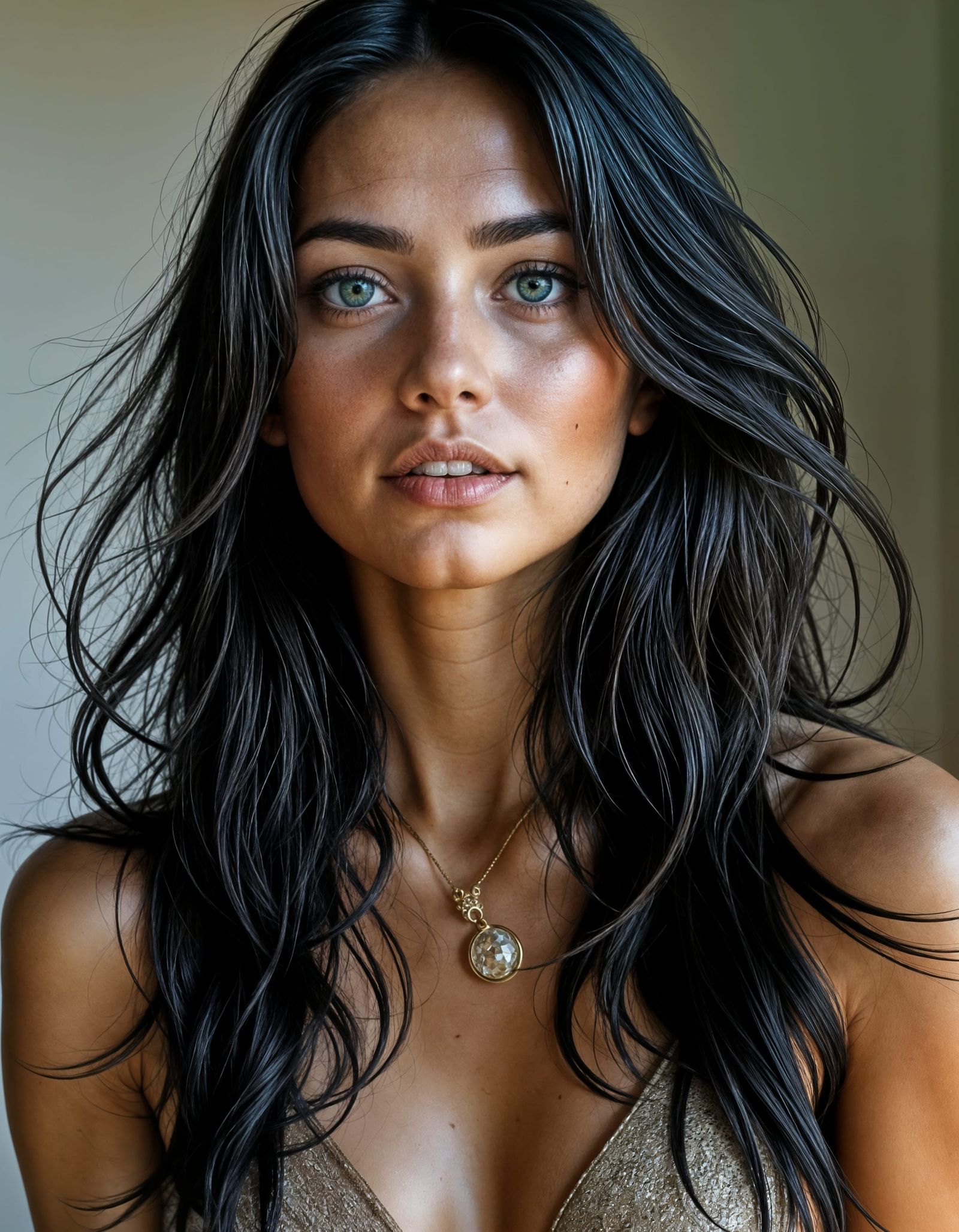 Bronze Age Amazon Warrior in Ancient Regalia