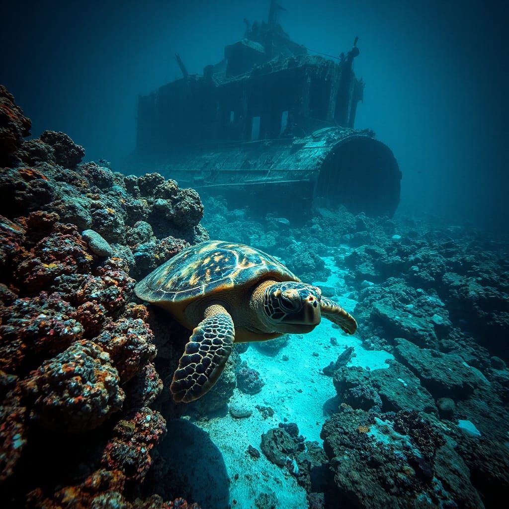 Turtle's Reef: A Digital Art Masterpiece