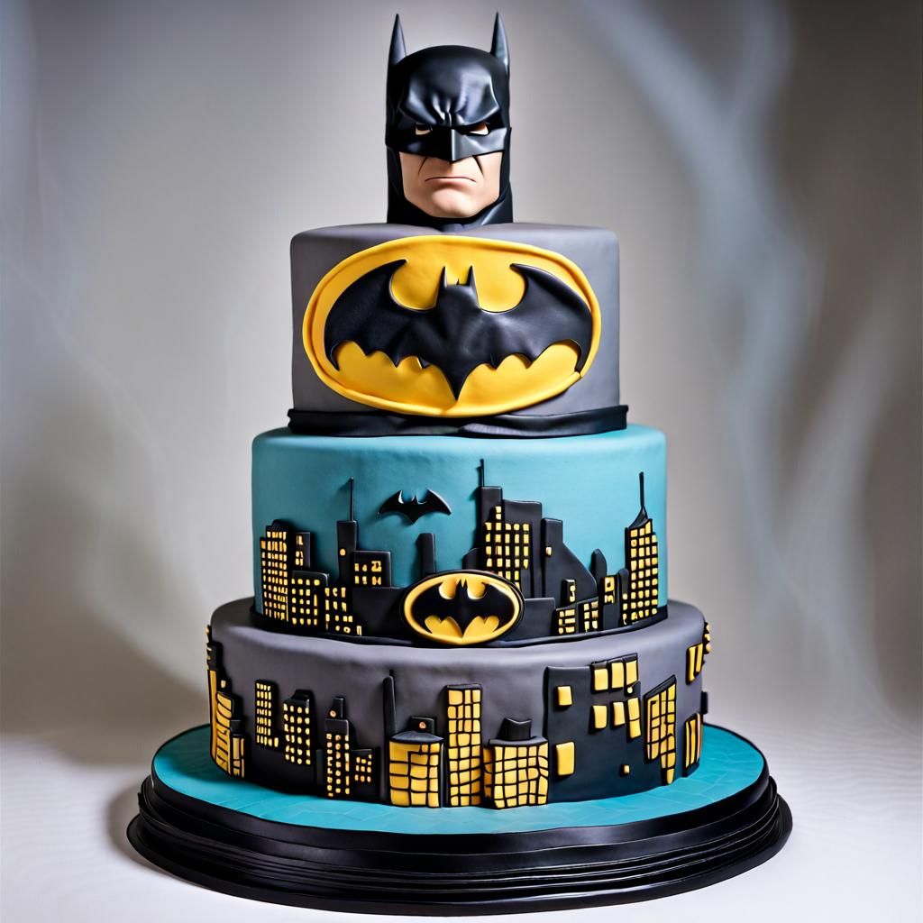 Batman TV Show Cake Sculpture