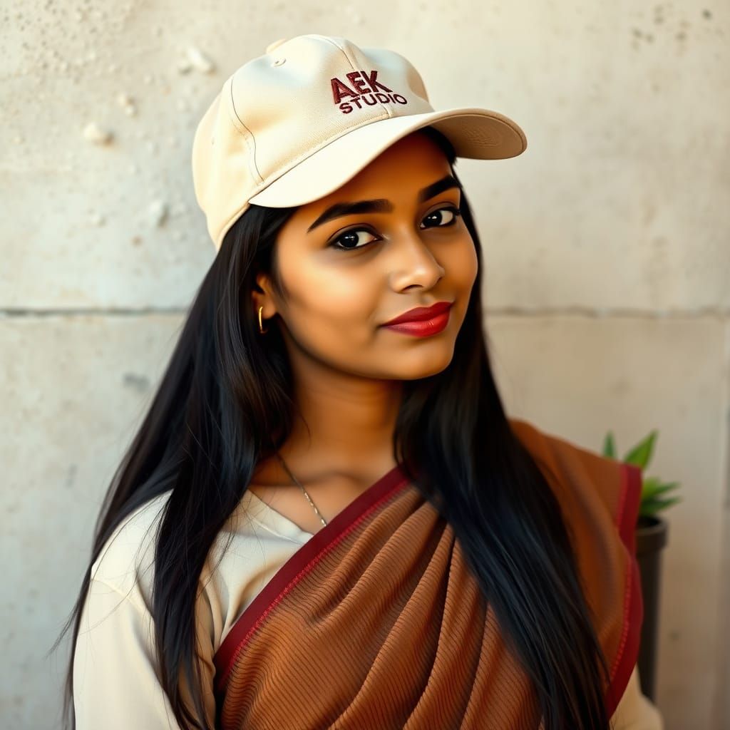 Cinematic Portrait of a Young Indian Woman