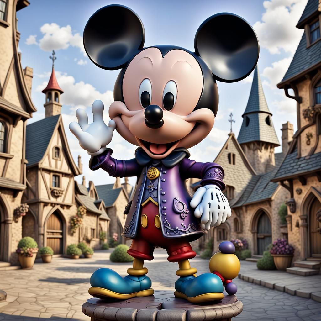 A whimsical digital illustration featuring a vibrant and pla...