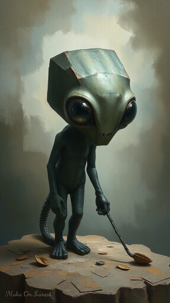 … (anamorphic MINECRAFT ENDERMAN) … (blocky MINECRAFT voxel fearsome) …