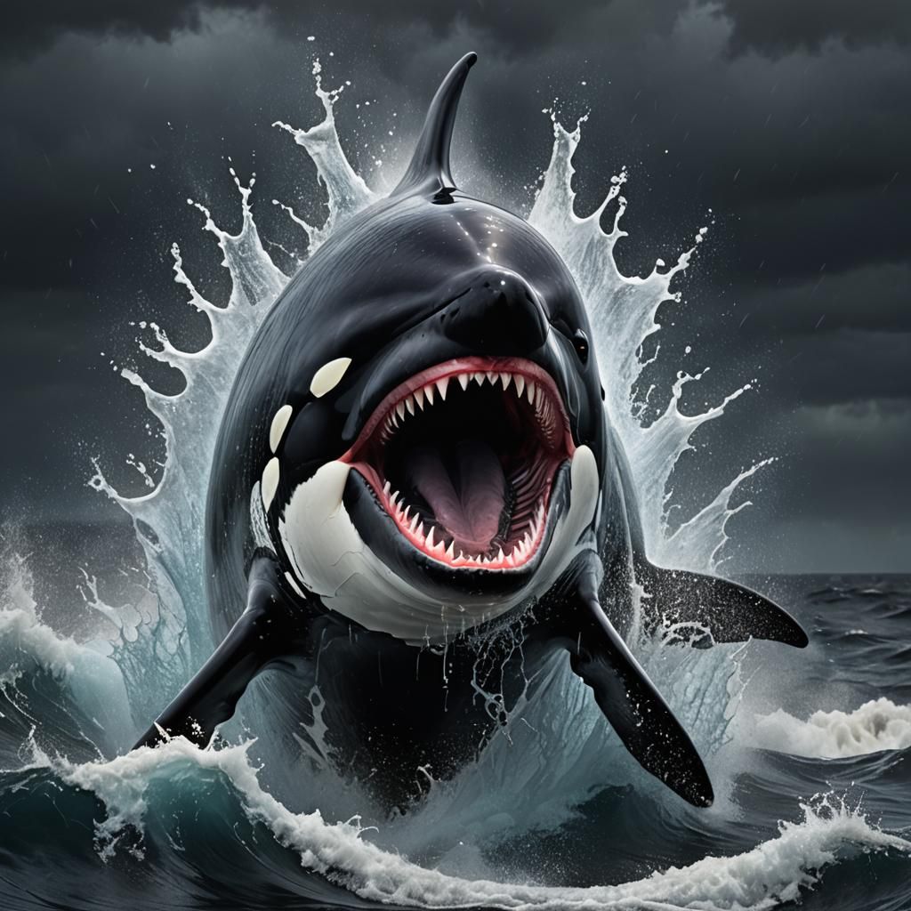 An Eerie Creepy Killer Whale
