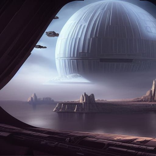 Epic Cinematic Star Wars Digital Matte Painting