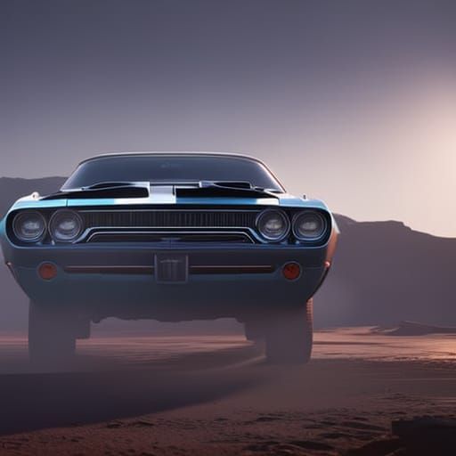 1971 Dodge Challenger: Detailed Matte Painting