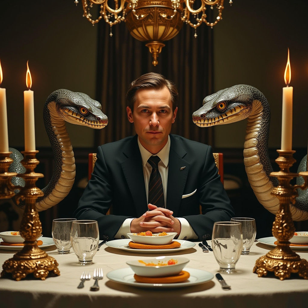 Renaissance Banquet with Serpentine Friends