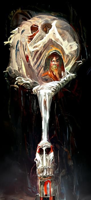 Sinister Red Army in Cosmic Horror Style