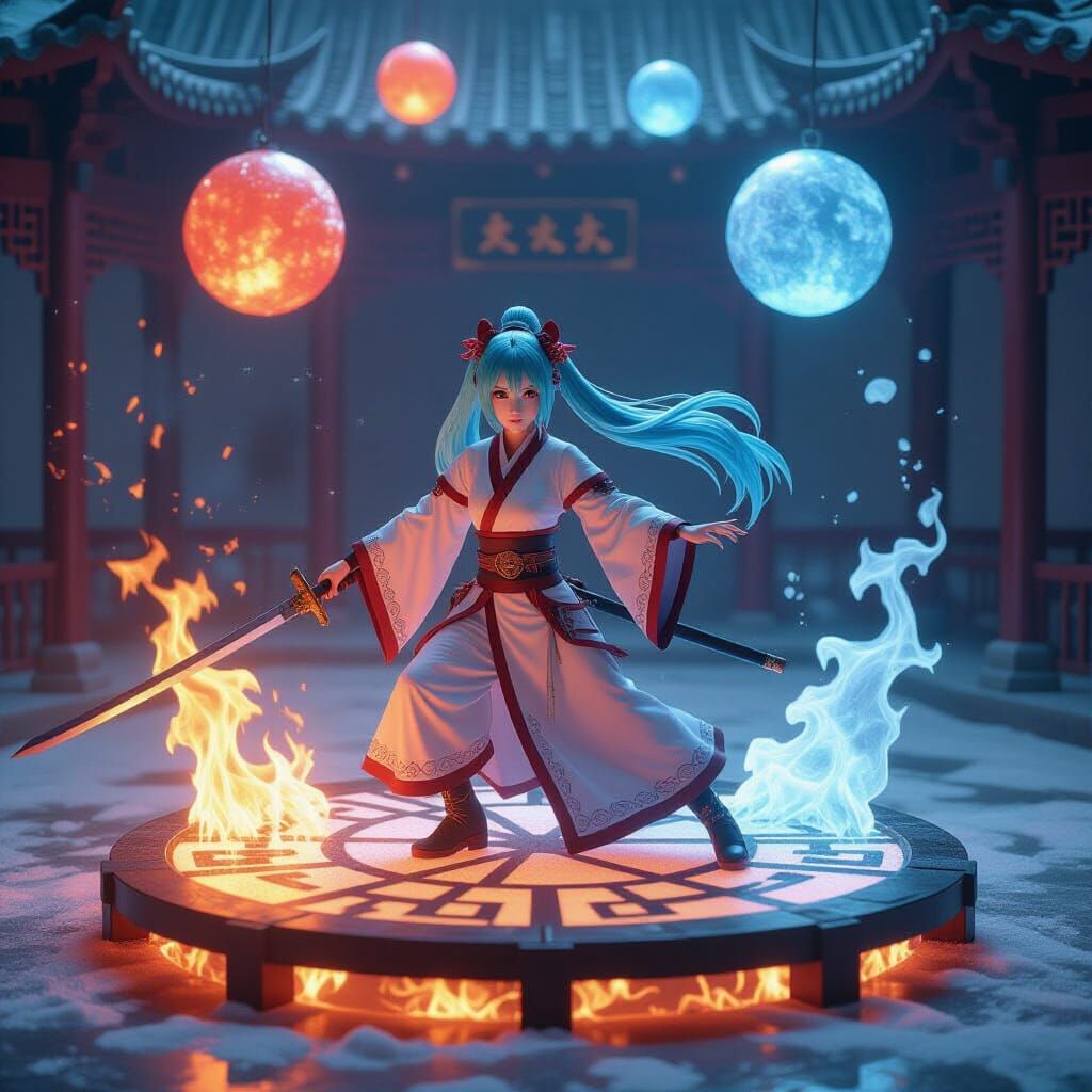 Hatsune Miku as Xianxia Immortal Cultivator