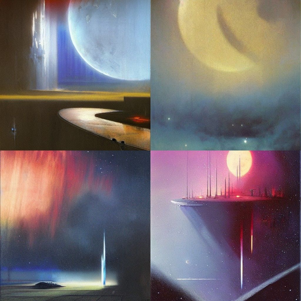 Surreal Sci-Fi Landscape Art