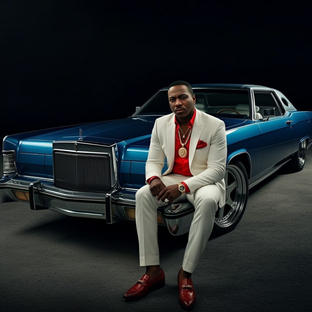 Sleek 70s Gambler Cruises in Custom Continental