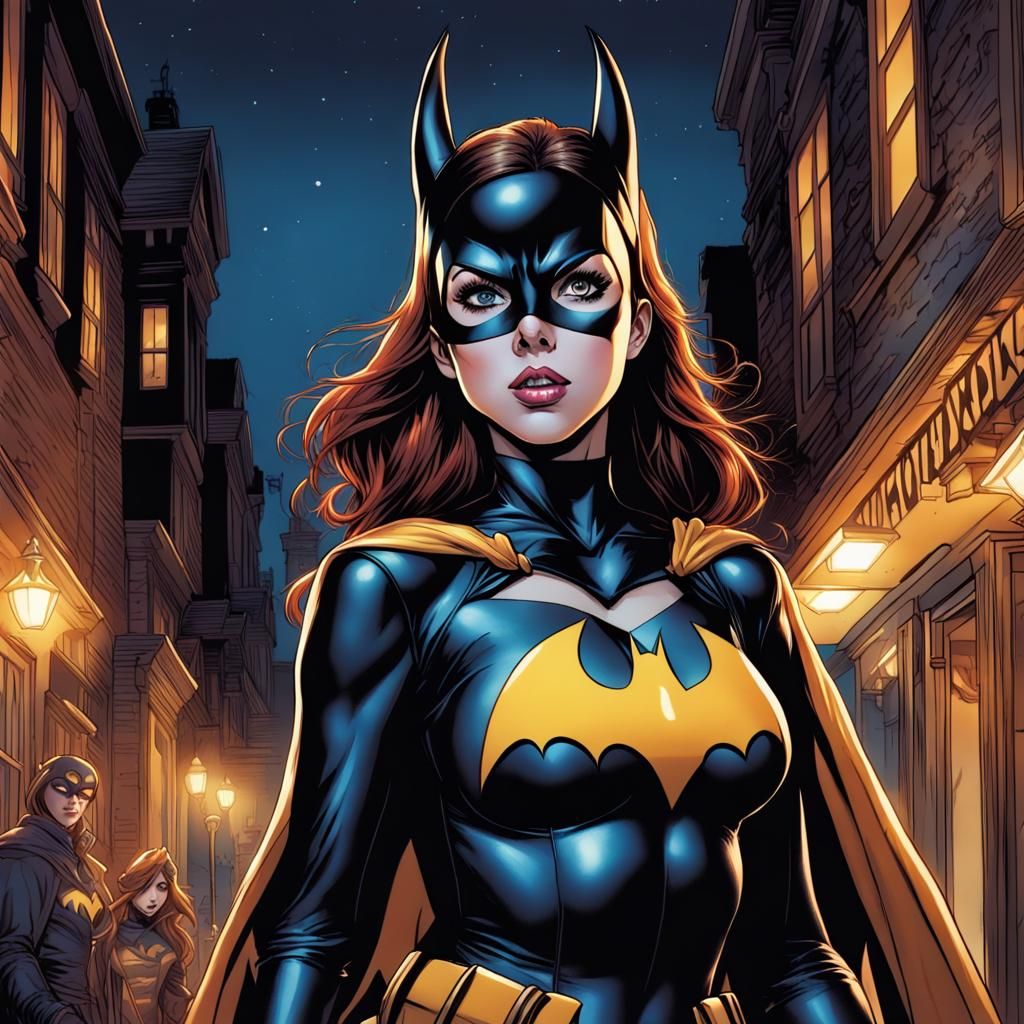Batgirl Trick or Treating: Comic Book Style