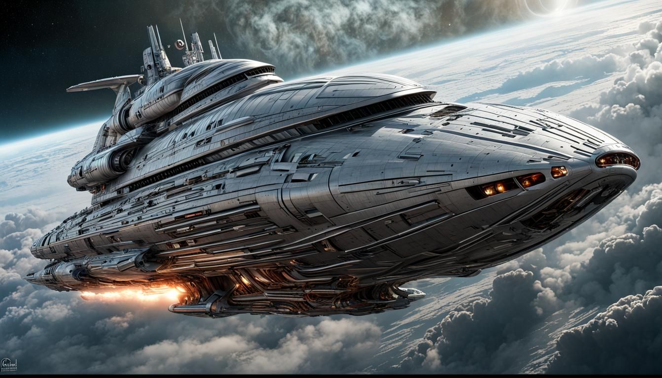 Starship Sliver: Hyper-Detailed Morphing Hull Attack Vessel