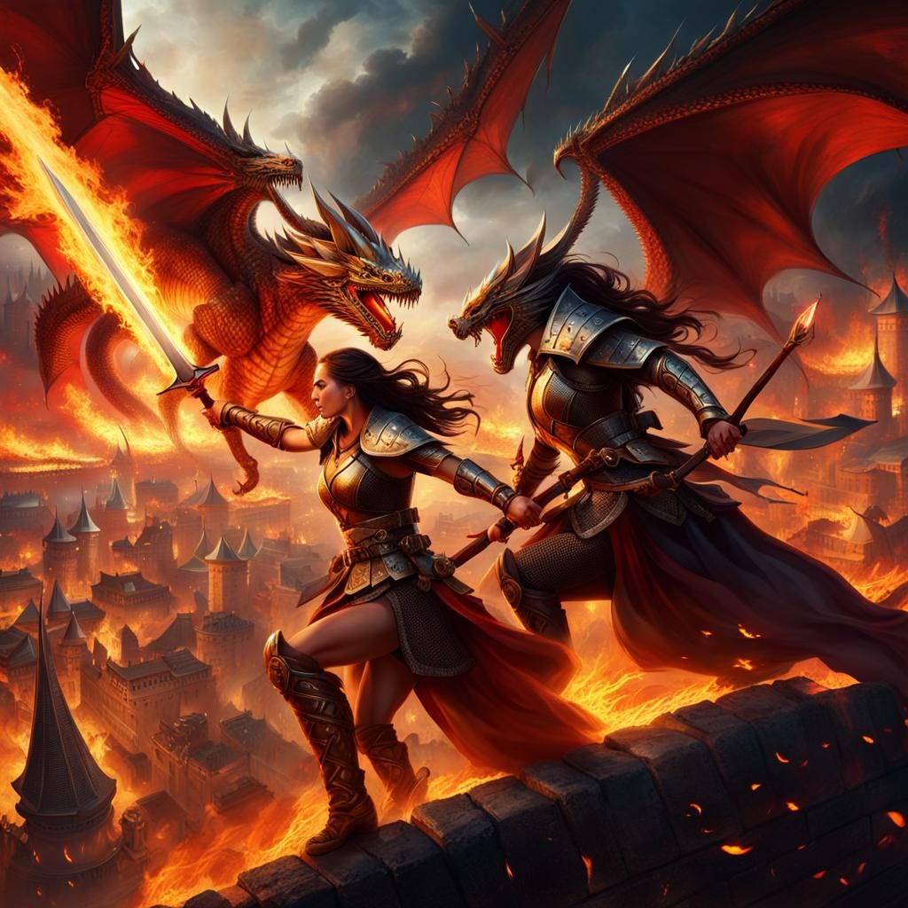 A variation of a theme: "Come my fellow minions of the Dark Lord. This city will fall."