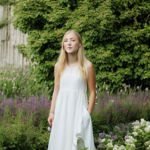 Saoirse Ronan as Elf Reading in Garden