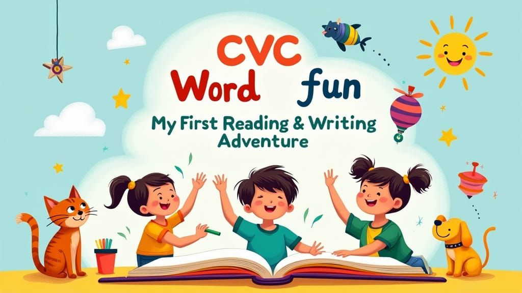Children's Book Cover: Reading Adventure with Friends