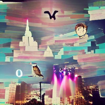 Owl City AI Image