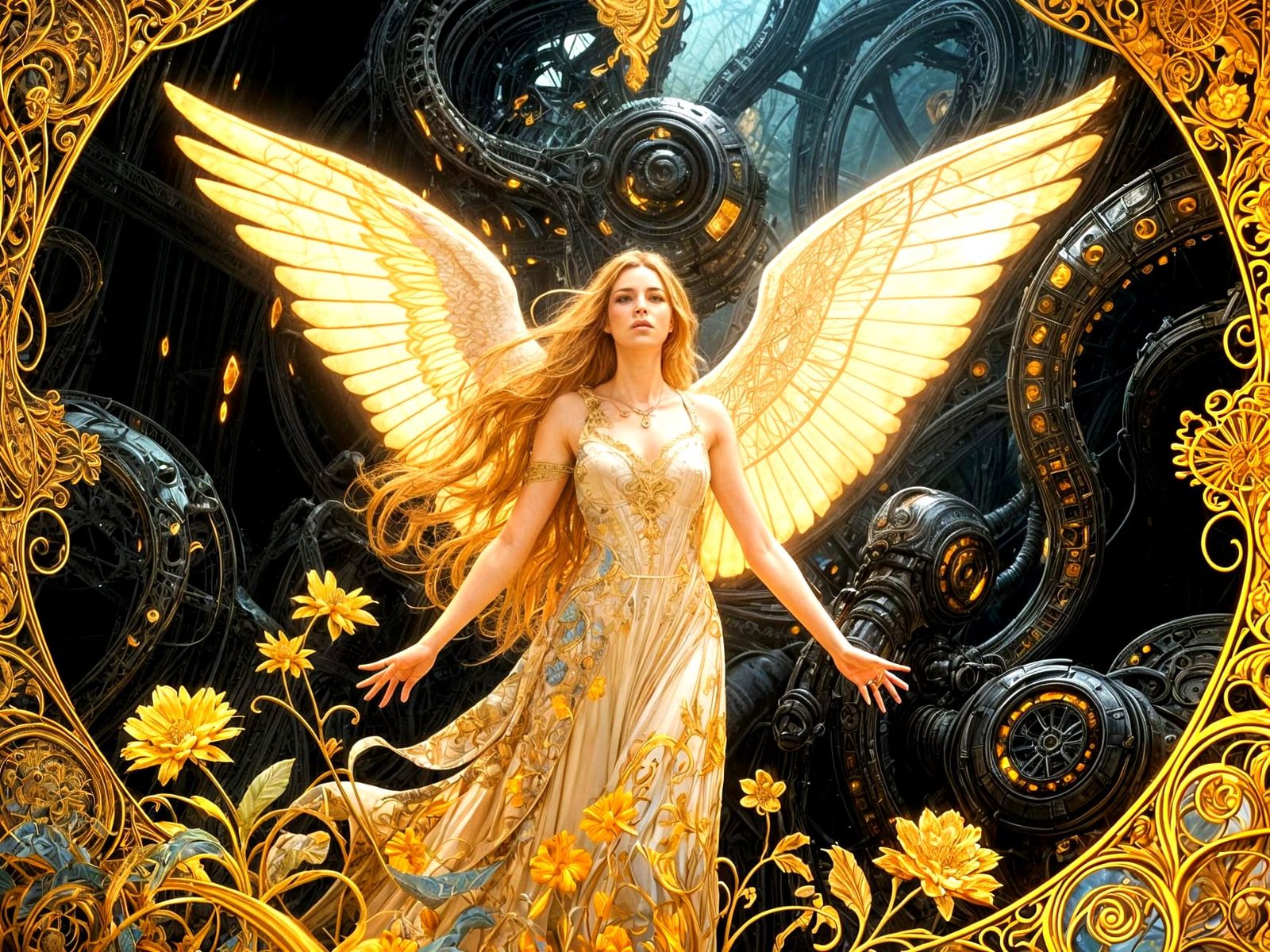 Angel Boss Stepping Into Infinity