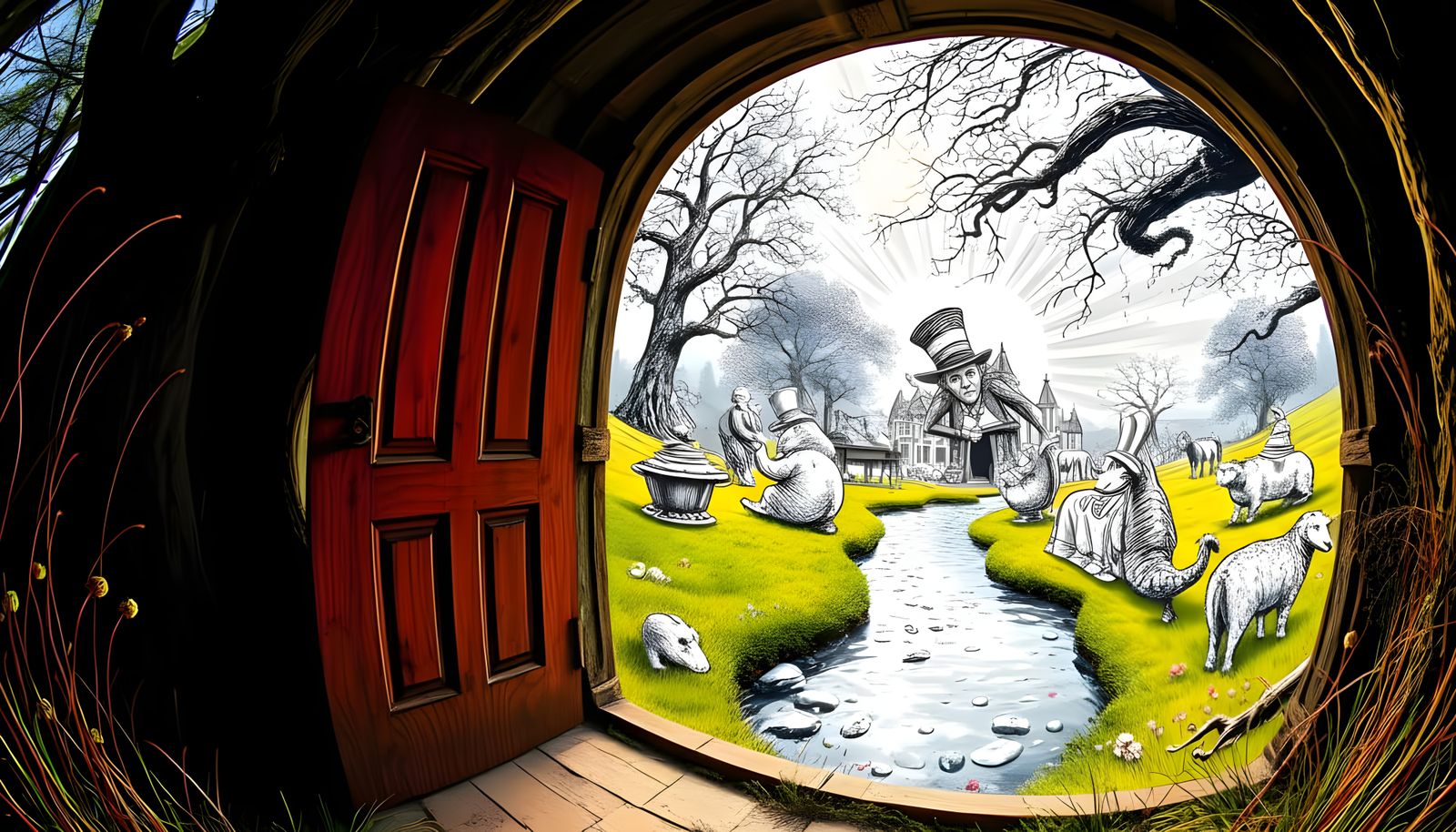 Wonderland, Wonderland, much more vivid than Sunderland.