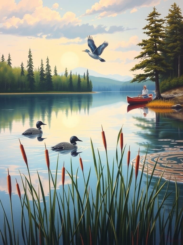 Summer Serenity in the Northern Woods