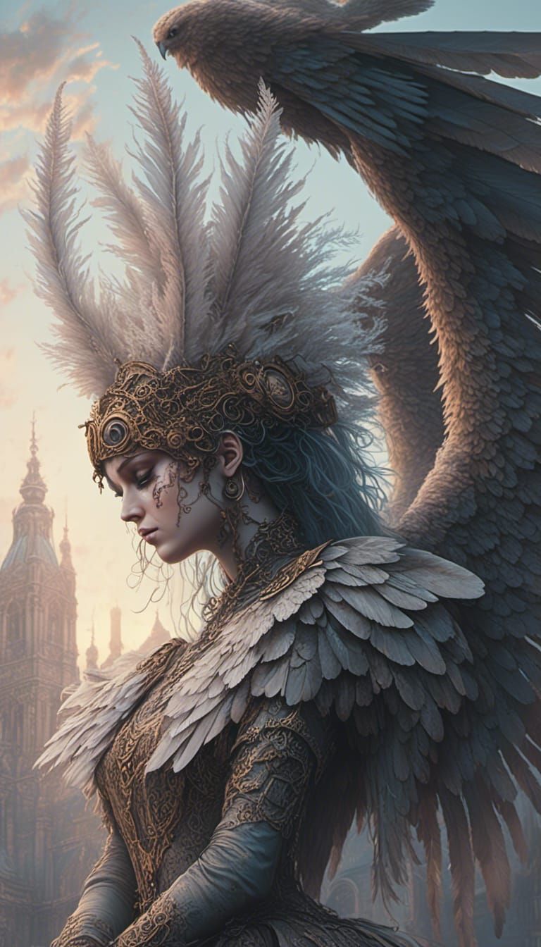 <lora:Vintage Goth:1.0> <lora:Fantastic:1.0> Dreamy pastel p...