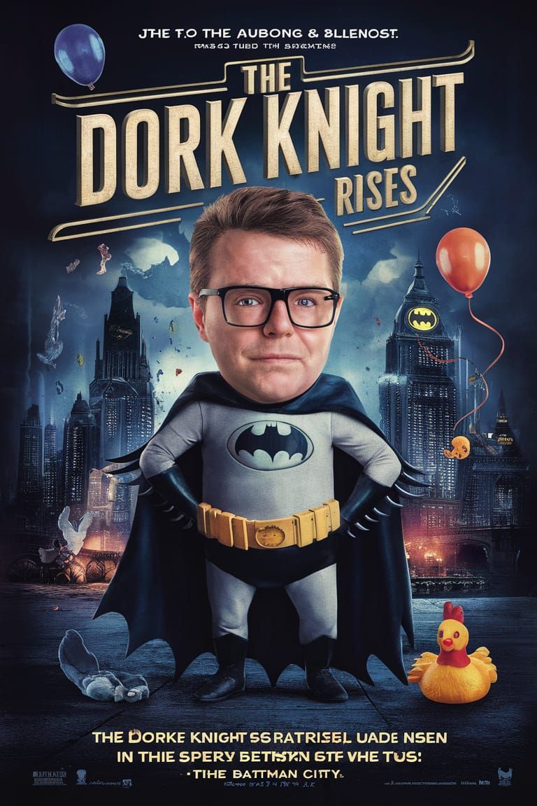 The Dork Knight Rises: A Hilarious Parody Poster
